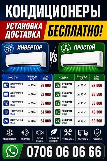 49: Кондиционеры: инверторные и обычные (ON/OFF), хладагент R32 — 1