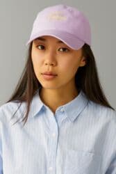 хиджаб для детей: Кепка, Шестиклинка, Козырек: Изогнутый, С вышивкой — 1