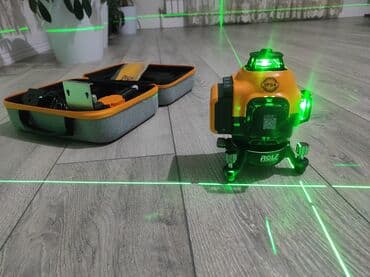 Таңгактоо товарлары: Лазерный уровень отличное качество ip54 комплектация полная зеленый — 1