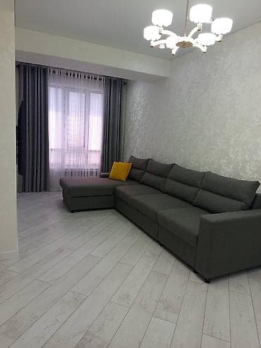двухкомнатная: 2 комнаты, 62 м², Элитка, Аламедин-1 мкр Элитка, 6 этаж, Дизайнерский ремонт — 6