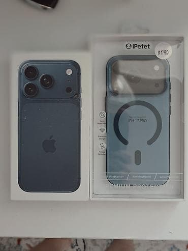 the one: IPhone 17 Pro, Новый, 256 ГБ, Синий, Чехол, 100 % — 2