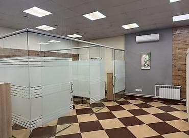 стекло бу: На заказ Цельностеклянная перегородка, Для офиса, Монтаж — 1