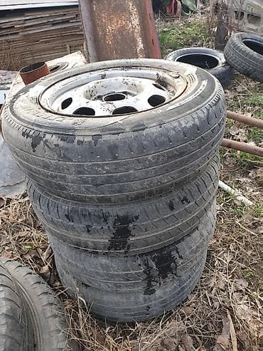 Дөңгөлөктөр монтажда: Дөңгөлөктөр монтажда 175 / 75 / R 13, All-season, Колдонулган, Комплект, Жеңил унаалар, Темир, тешиктери - 4 — 2
