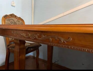 мебель для дома б у: Кухонный стол, Б/у, Прямоугольный, Раскладной — 3