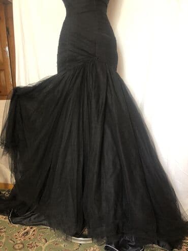 вечерние платья маленьких размеров: Детское платье, цвет - Черный, Новый — 5