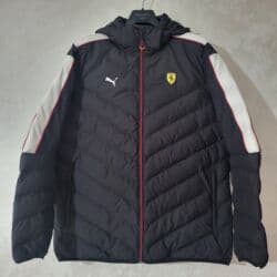 срочно продаю в связи с переездом: Мужская куртка, L, Puma, Б/у, цвет - Черный, Самовывоз, Платная доставка — 1