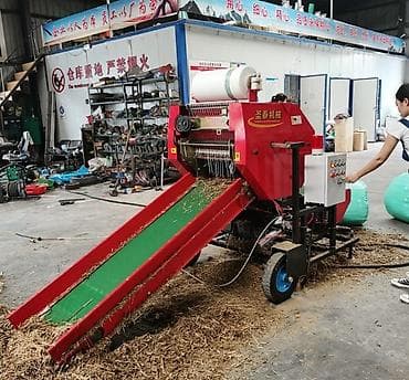 Үй жаныбарлары: Под заказ ! Упаковочная пресс машина для пшеничного сена, соломы и — 4