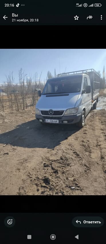 купить багажник на крышу авто в бишкеке: Mercedes-Benz Спринтер: 1996 г., 2.9 л, Механика, Дизель, Бус — 1