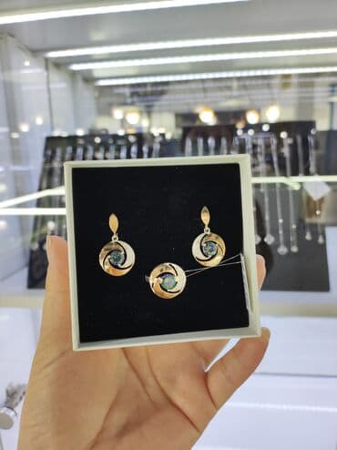 свадебные платья от производителя: Серебряный Комплект с камнями Мистик Серебро напыление золото 925 — 1