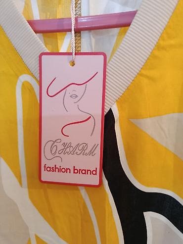 Жеке буюмдар: Платье CHARM fashion brand - Свободный крой, длина миди - V-образный — 2