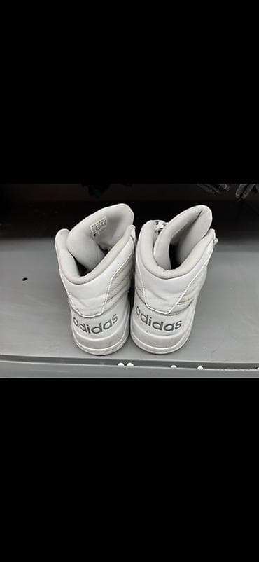 Мырзалардын бут кийими: Эркектердин кроссовкасы, 42, 42.5, 43, Adidas, Колдонулган, түсү - Ак, Өзү алып кетүү — 6