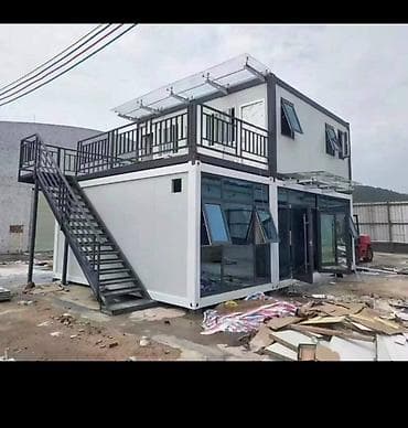 вагончик на колёсах: Модульный контейнерный дом/офис магазин, из сэндвич‑панелей - — 7