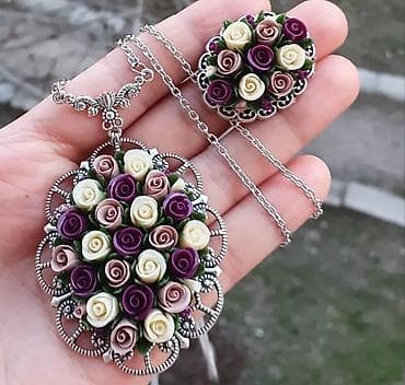 pink passion набор: Новинка Комплекты: подвеска на цепочке, серьги, браслет; в некоторых — 5