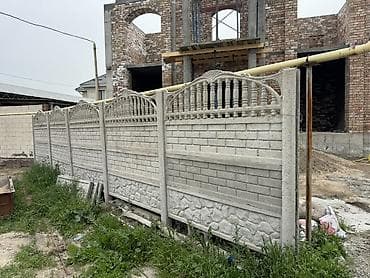 декоративный газон на стену: Сборно-секционный декоративный забор из железобетона - Материал — 1