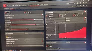 6900 xt: Видеокарта, Б/у, ЖК Sapphire, Radeon RX, 16 ГБ, Для ПК — 4