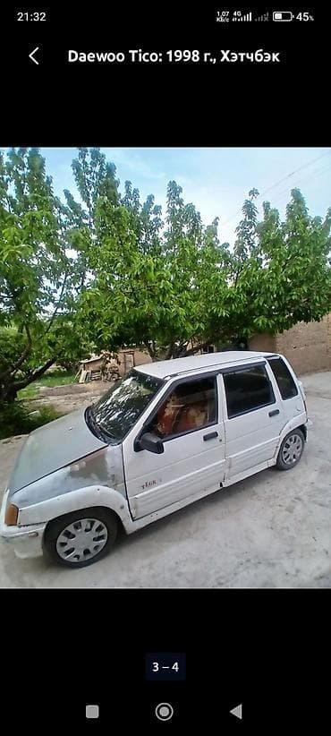 маленькие дешевые машины: Daewoo Tico: 1998 г., Хэтчбэк — 1