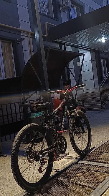 Велосипеддер: Горный велосипед полноразмерный, двухподвес. Основные характеристики — 4