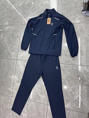 эркек чапан: Легкий спортивный костюм On Running (куртка + брюки) - Назначение — 1