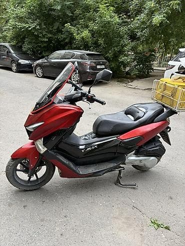 мототехника бишкек: Скутер Yamaha YMAX (красный/черный) с дооснащением под город и — 3