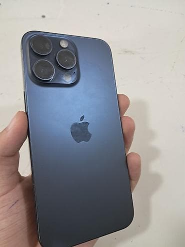 core i3 9100: IPhone 15 Pro Max, Б/у, 256 ГБ, Sierra Blue, Защитное стекло, Чехол — 2