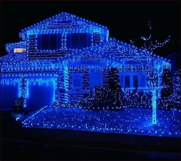 уличная гирлянда из лампочек купить: Светодиодная Гирлянда Бахрома Прекрасно подходит для украшения дома — 2