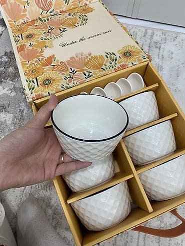 ложки набор: Подарочный набор пиал с ложками “Under the warm sun”. Состав: - 6 — 4