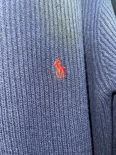 navy: Кардиган на молнии Polo Ralph Lauren, мужской. - Цвет: темно‑синий — 6