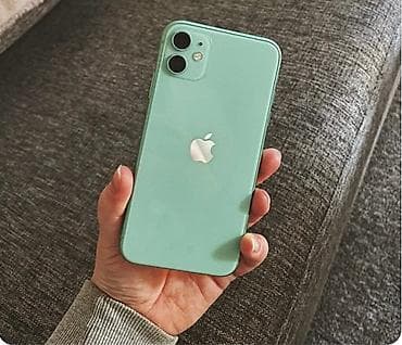 айвон 13 про: IPhone 11, Б/у, 64 ГБ, Зеленый, Кабель, 75 % — 1