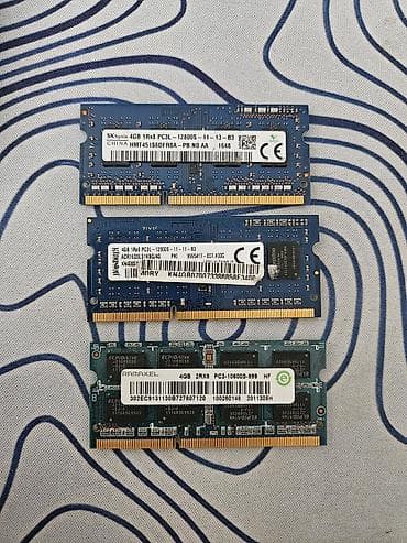 Оперативная память (RAM) для ПК, Б/у, Kingston, 4 ГБ, DDR3, 1600 МГц