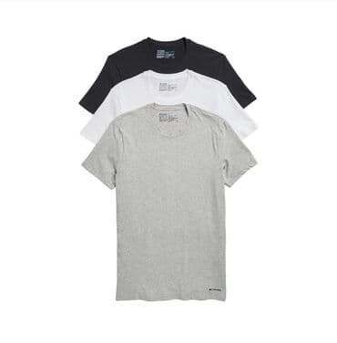 pull bear: Columbia. Комплект из 3 хлопковых футболок с круглым вырезом.Ничто не — 3