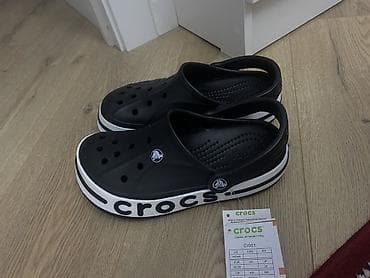 одежда и обувь: Crocs Classic All Terrain Clog - Цвет: чёрный с белой окантовкой и — 1