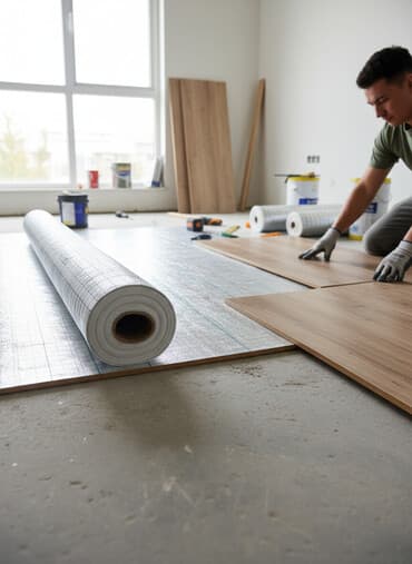 утеплитель пол: Рулон подложки под напольные покрытия с теплоизоляционными свойствами — 1
