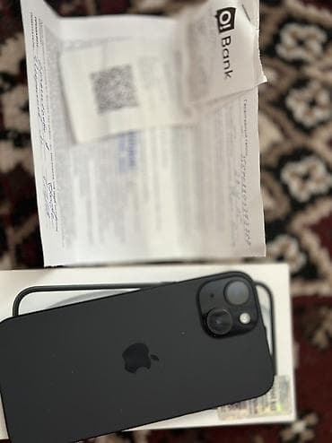 доставка зарядки для айфона: IPhone 15, Б/у, 128 ГБ, Черный, Коробка, 99 % — 1