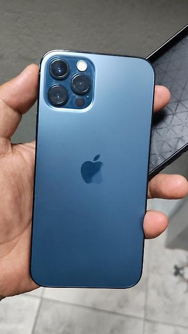 IPhone 12 Pro, 256 ГБ, Pacific Blue, Коробка at lalafo.kg IPhone 12 Pro, 256 ГБ, Pacific Blue, Коробка