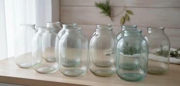 Барбекю: Банки 3 х литровые,б/у,самовывоз,в хорошем состоянии — 1