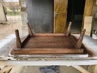 исфана мебел: Журналдык үстөлү, Жаңы, Тик бурчтуу, Бүктөө, түсү - Күрөң — 4