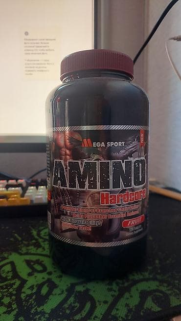спорт витамины: Amino Hardcore от болей в мышцах— комплекс аминокислот Mega Sport. - — 1
