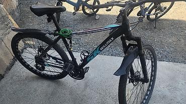 surf 130: СРОЧНО ПРОДАЮ!! Горный велосипед Skillmax в черном цвете с бирюзовыми — 4