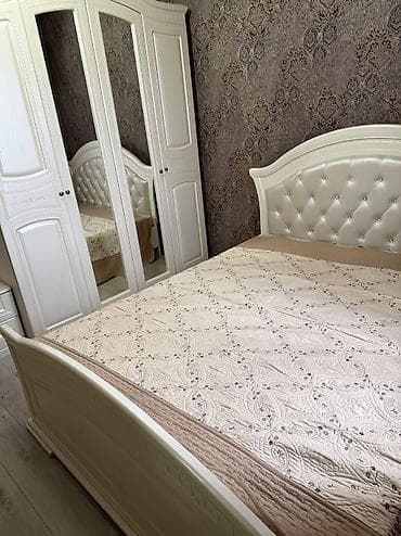 квартира в районе дордой: 3 комнаты, С мебелью полностью — 10