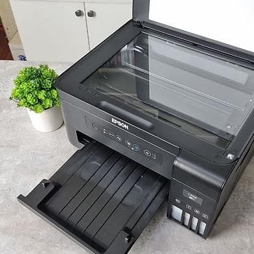 Принтеры: Продаю цветное МФУ Epson L4158 с заводской системой непрерывной подачи — 3