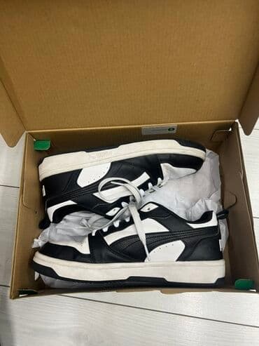 Атайын кийим: Эркектердин кроссовкасы, 38, Puma, Колдонулган, түсү - Кара, Өзү алып кетүү — 1