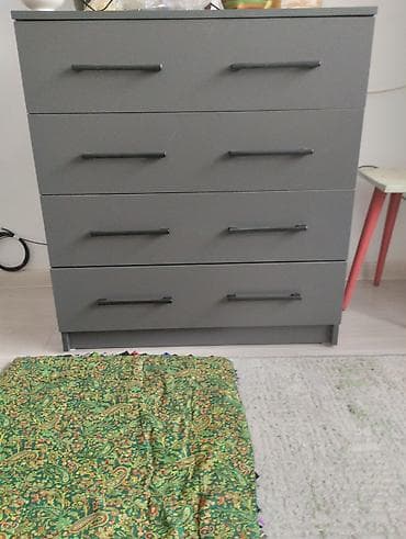 шкаф камод: Шифоньер, Прямой, цвет - Серый — 3