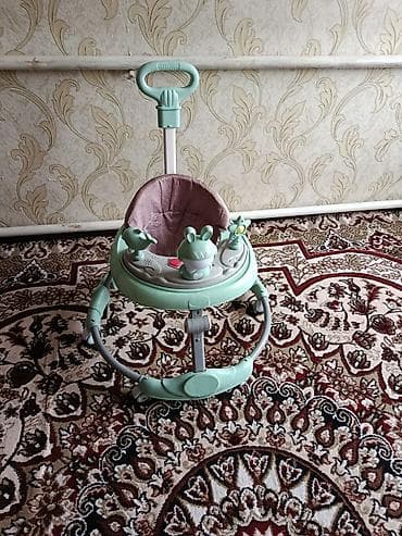 Детские ходунки с игровой панелью - Тип: ходунки-толокар с ручкой для