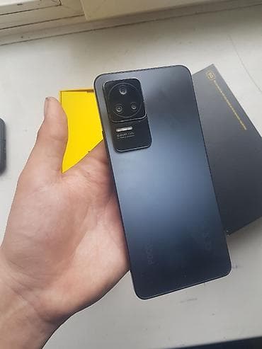 mi tablet: Poco F4, Новый, 256 ГБ, цвет - Черный, 1 SIM, 2 SIM, eSIM — 3