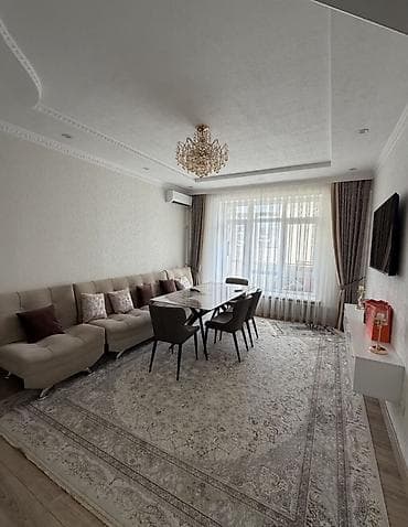 Кыймылсыз мүлк: 3 бөлмө, 121 м², Филармония Элитка, 3 кабат, Жаңы ремонт — 1