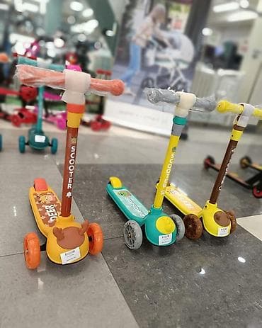 Детский самокат, Трёхколёсный, Новый