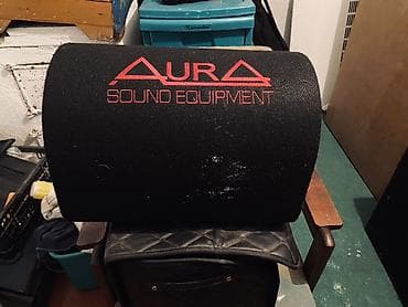 Автоэлектроника: (Не рабочий)Сабвуфер AURA Sound Equipment в тубусе - Форм‑фактор — 1