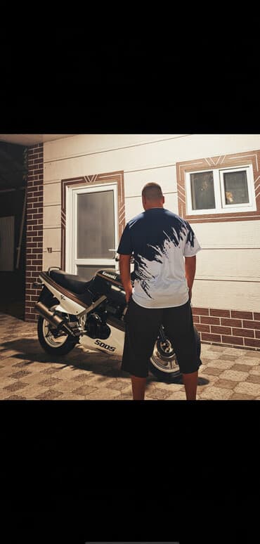 Спортбайк Kawasaki, 500 куб. см, Бензин, Взрослый, Б/у
