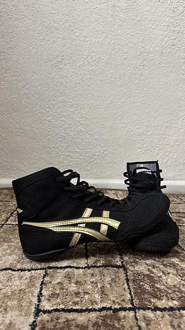 Личные вещи: Мужские кроссовки, 40.5, Asics, Б/у, цвет - Черный, Платная доставка, Самовывоз — 3