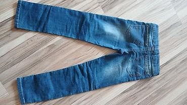 джинсы для девочки: Джинсы и брюки, цвет - Синий, Б/у — 9